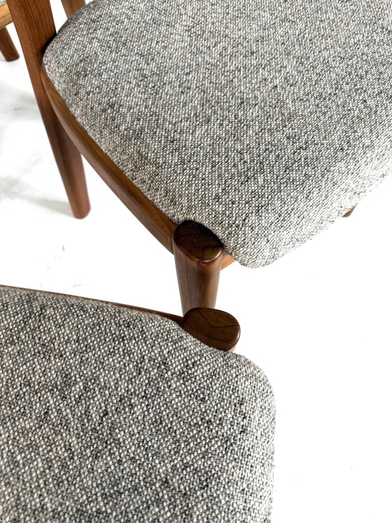 Image 1 of 4x chaise 'Morten', Koefoeds Hornslet '70