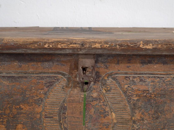 Coffre ancien en bois massif (Année 1830) #34 – Armoires de rangement, Rustic (photo 37 of 40)