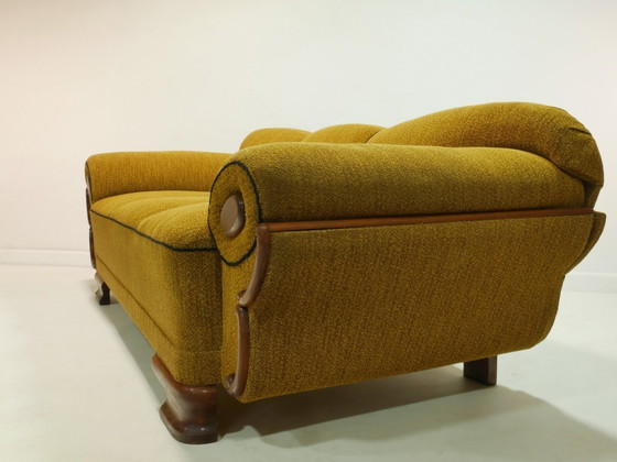 Image 1 of Vintage bank uit de jaren 50, Mid Century Modern, originele bank, Duitsland