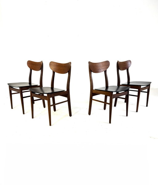 Set of 4 vintage dining room chairs, Farstrup Møbler '60