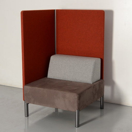 Vepa Moi Sofa, linke Ecke, 140 x 84 cm – akoestische bank, Metal, Textile