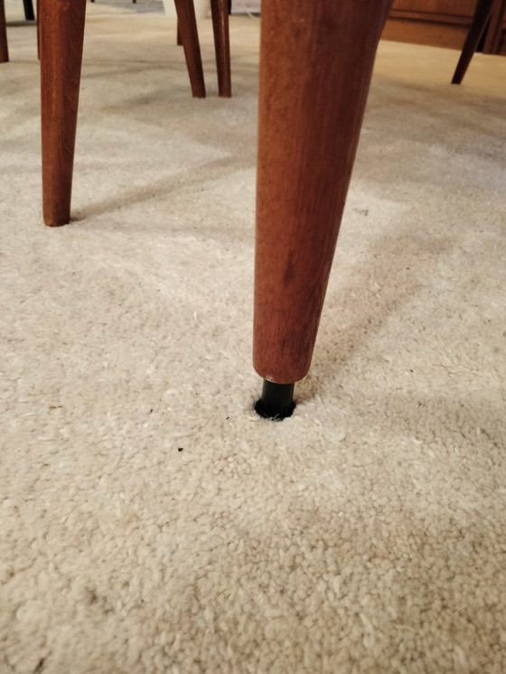 Image 1 of table de salle à manger extensible en teck vintage