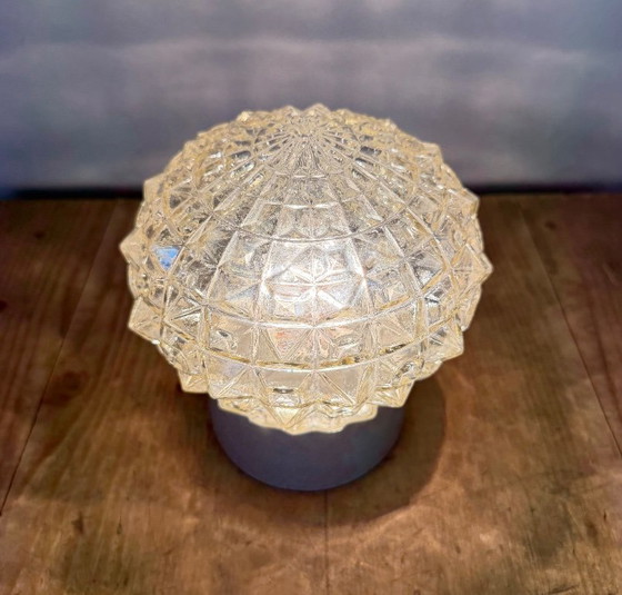 Plafonnier vintage en porcelaine blanche, années 1970 – Ceramic, Glass (photo 9 of 12)