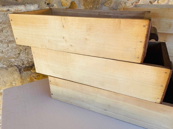 Image 1 of Eichenkommoden im Mid-Century-Modern-Stil, 1940er Jahre, 2er-Set