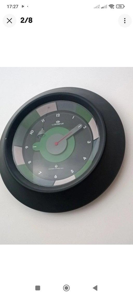 Arcobaleno clock by Albert Leclerc for Lorenz 1969