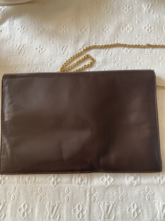 Image 1 of Cartier clutch vintage nappa brown