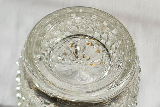 František Pečený pressed glass vase Heřmanova Huť glassworks / Sklo Union (photo 11 of 14)