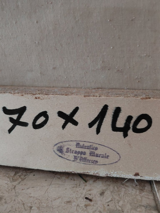 Image 1 of fresco schildering Autentica Strappo Murale B`Affresco  `LM`
