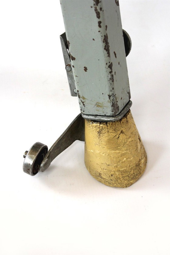 Image 1 of Cavallo da Ginnastica vintage in pelle con trampolino, anni '60, set di 2