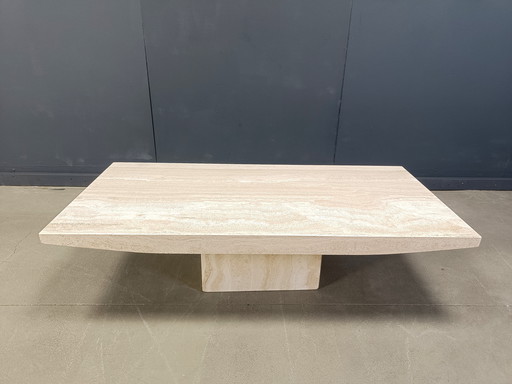 Vintage Travertine Coffee Table, 1970s