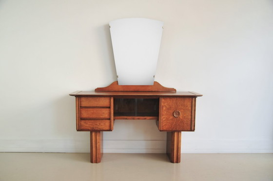 Image 1 of tocador Art Déco de roble