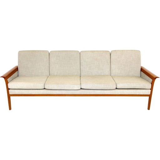 Vintage 4-Sitzer Sofa von Fredrik Kayser für Vatne Møbler, Norwegen 1950er Jahre