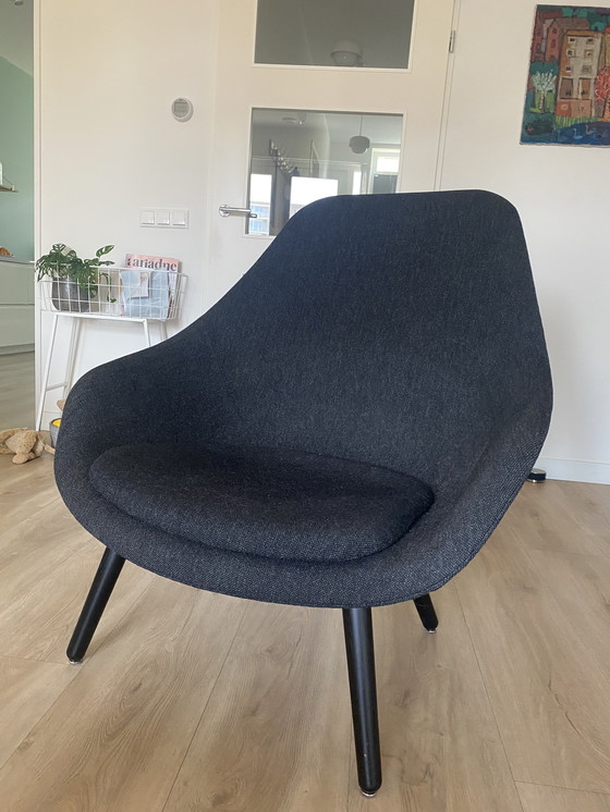 Image 1 of Hay Aal 92 High Lounge Chair mit Sitzkissen