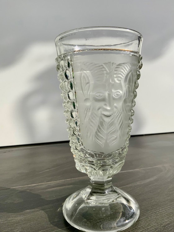 Image 1 of Rare gobelet Art Nouveau S. Reich & Co. « Diable et Mille Yeux »