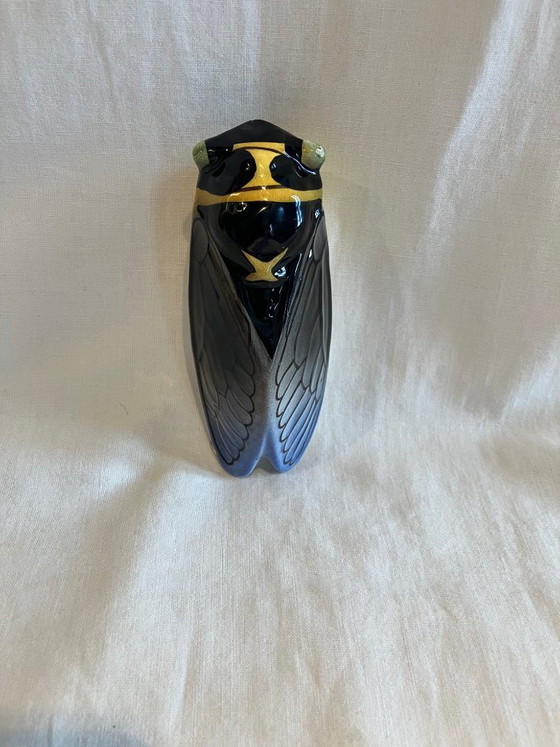 Vintage majolica wall vase – Louis Sicard, Ceramic (photo 11 of 11)