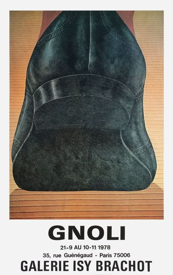 Image 1 of Domenico GNOLI Galerie Isy Brachot - Sotto la Scarpa (1967) poster 1978