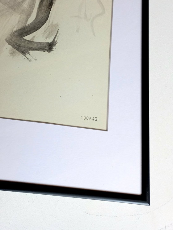 Image 1 of Oil sketch in frame 'Ain't no love' Sef Berkers