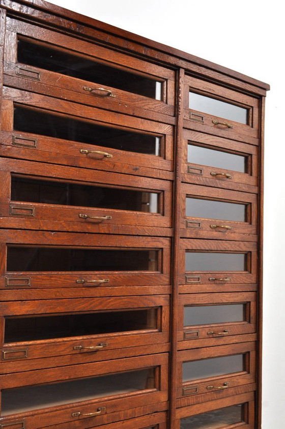 Image 1 of Mobiletto antico in rovere, anni 1880