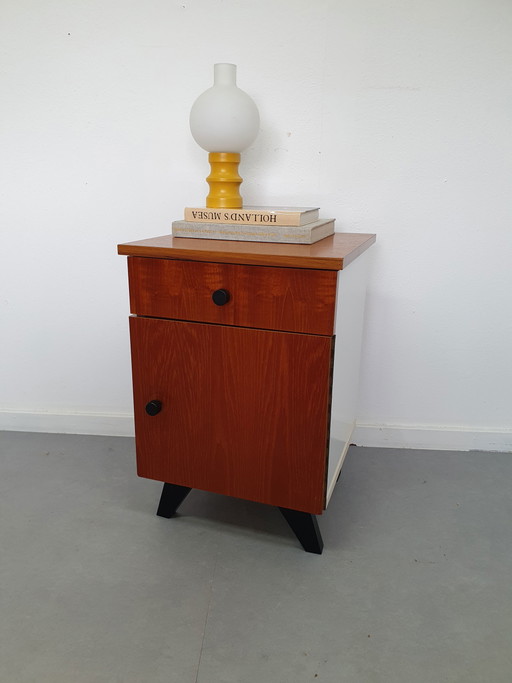 Nightstand teak. Mid-Century hall cabinet/cabinet.