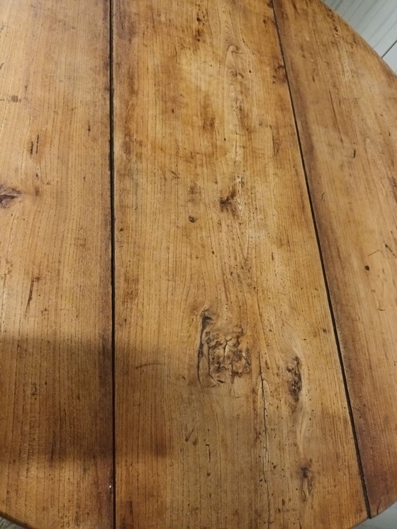 Tavolo in legno francese antico, Tavoli da pranzo, Marrone (foto 4 di 10)
