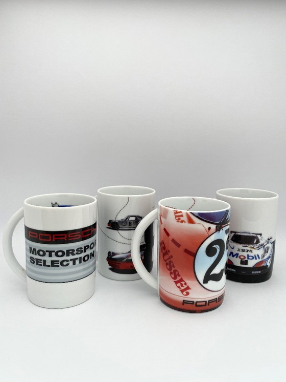Image 1 of Rare collectible Porsche ceramic mugs.