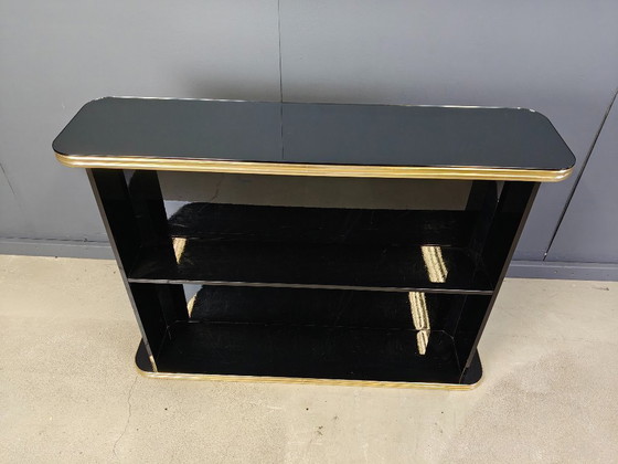 Image 1 of Hollywood Regency-bar met krukken, jaren 70 - Italië