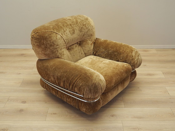 Image 1 of Velour Armchair, Italian Design, 1970s, Production: Italy
