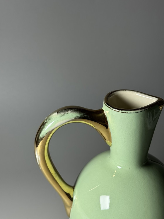 Image 1 of Jarra Boch Frères La Louvière Art Déco de loza, cerámica belga, años 30