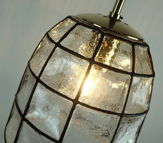 Image 1 of glashuette limburg lampada a sospensione anni '60-'70 lampada a sospensione in vetro modello 4184