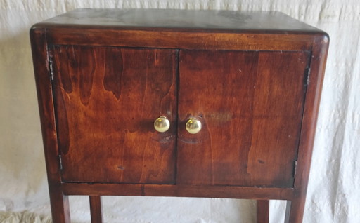 Tavolino Art Déco in legno massello - metà del XX secolo