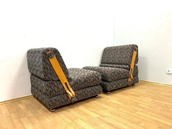 Image 1 of Mid-Century Folding Two-Seat Sofa, 1970s, Czechoslovakia