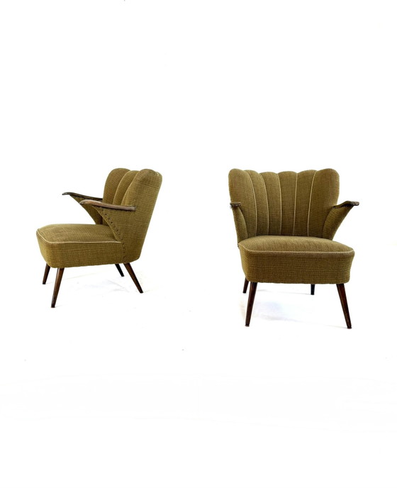 Image 1 of Set van 2 vintage cocktail fauteuils ‘60