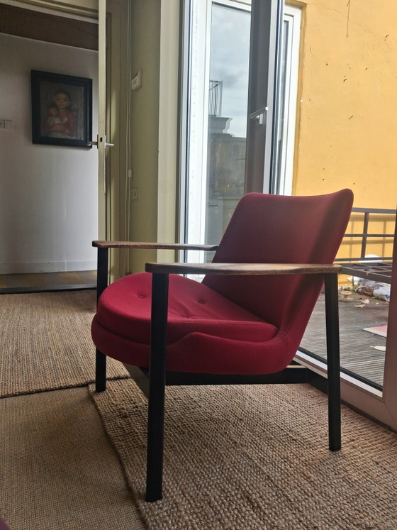 Poltrona Kofod Larsen. – Poltrone, Cotton, Metal (photo 3 of 5)