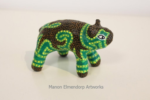 Figurine d'animal fantastique n° 17, entièrement faite à la main