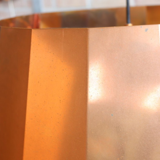 Image 1 of Lámpara colgante plisada de cobre Piet Hein Eek