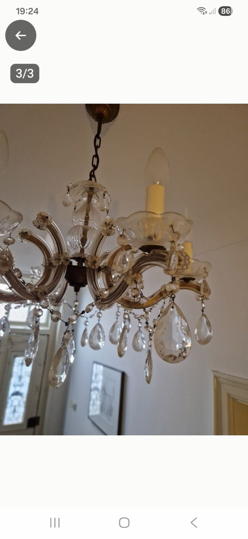 Lustre Maria Theresia 6 bras
