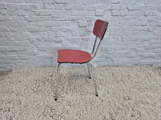 Set di 4 Sedie da Cucina Vintage Brabantia, Formica Effetto Marmo Nero con Accento Oro, Paesi Bassi, Anni '60 (photo 6 of 8)