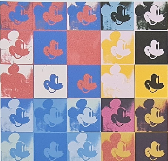 Image 1 of D'après Andy Warhol, Mickey Mouse, années 1980, lithographie