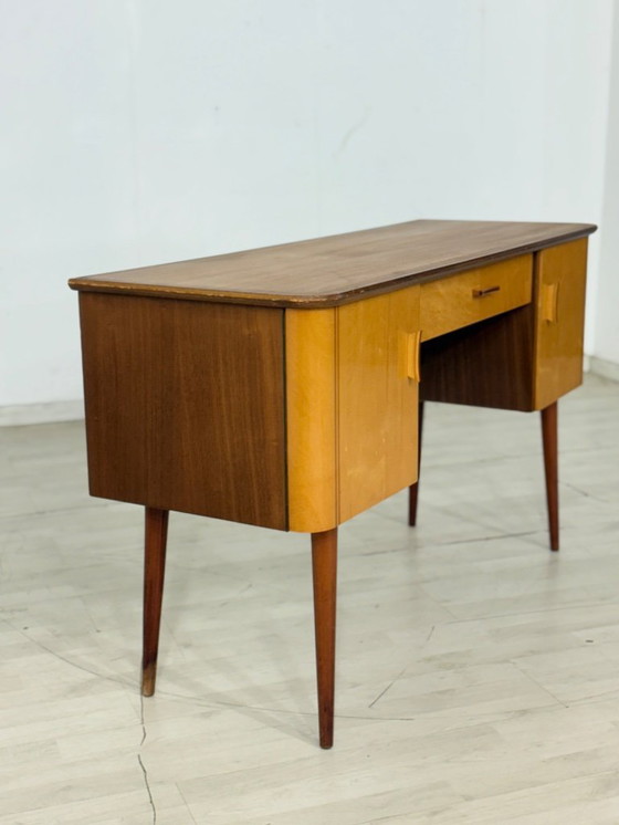 Image 1 of Vintage bureau, ladekast, kaptafel, damesbureau, tafel