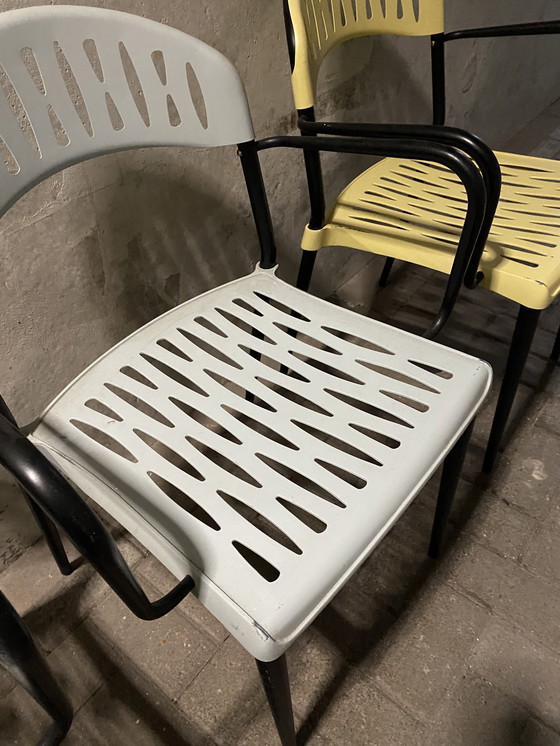 Image 1 of Oregigla Piuma Design Luigi Priglia set van 4 stoelen 