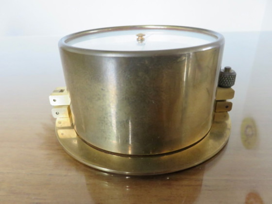 Image 1 of Maxant Precision Wall Barometer in Solid Brass, France, 1970