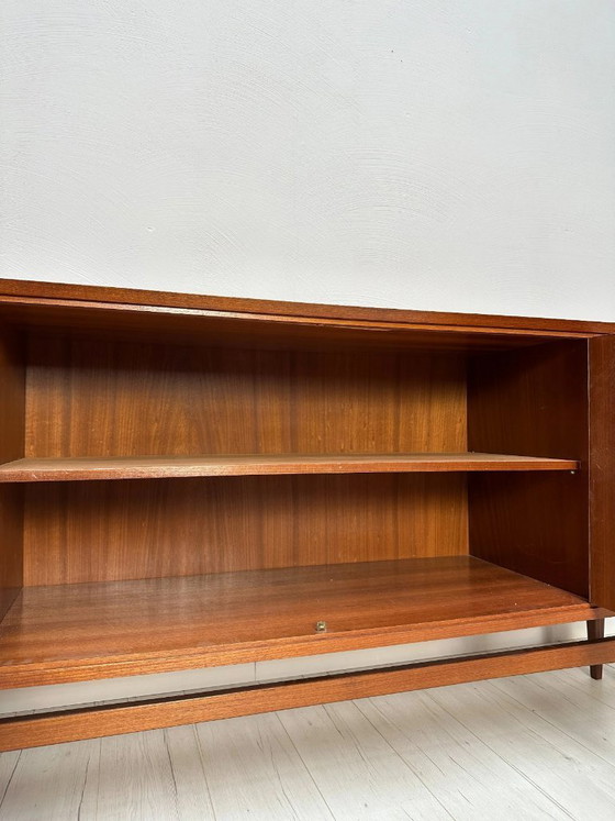 Image 1 of Vintage Large Teak Sideboard, Mid-Century Modern Scandinavian Design, 1960s