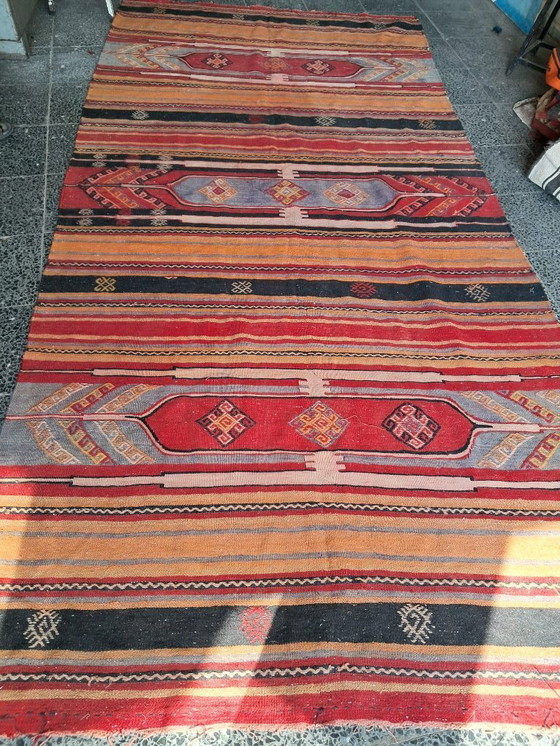 Image 1 of Kilim turco tessuto a mano 300x150cm