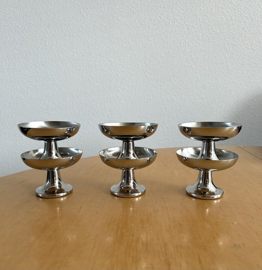 Copas de postre Alfra Alessi – tafelwaar, Metal, rvs