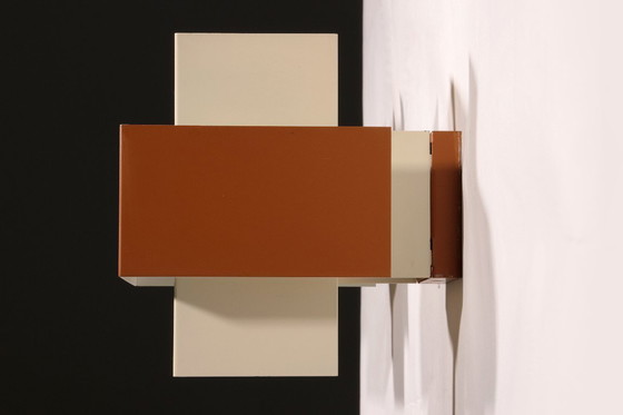 Image 1 of Pair of Geometric Philips Wall Lights, 1960