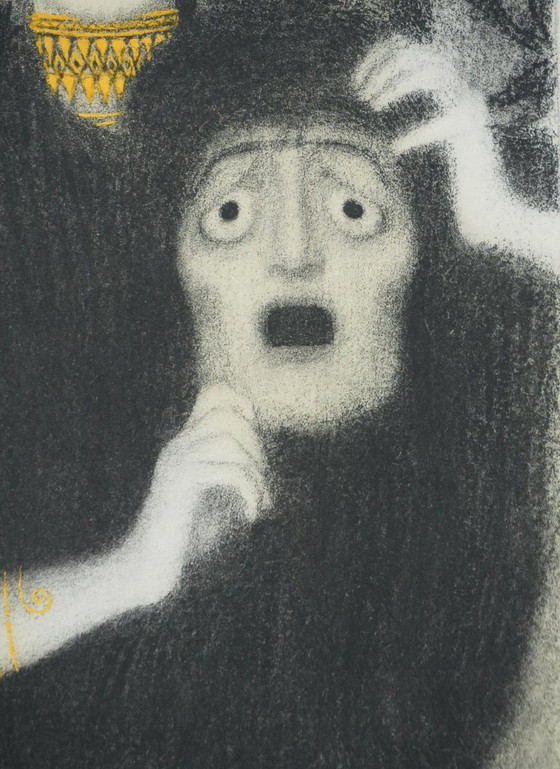 Gustav Klimt: Tragedy, Signed Lithograph – Lithographs & prints, Paper (photo 11 of 15)