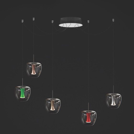 Image 1 of Quasar Apple Mood pendant lamp