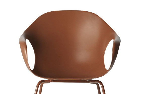 Kristalia Elephant Stoel Rood – Eetkamerstoelen, Metal, Plastic (photo 2 of 10)