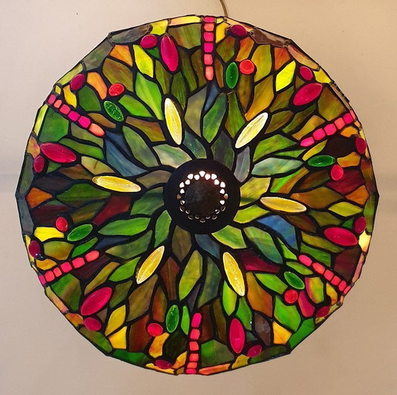 Image 1 of Tiffany table lamp 6 Dragonfly