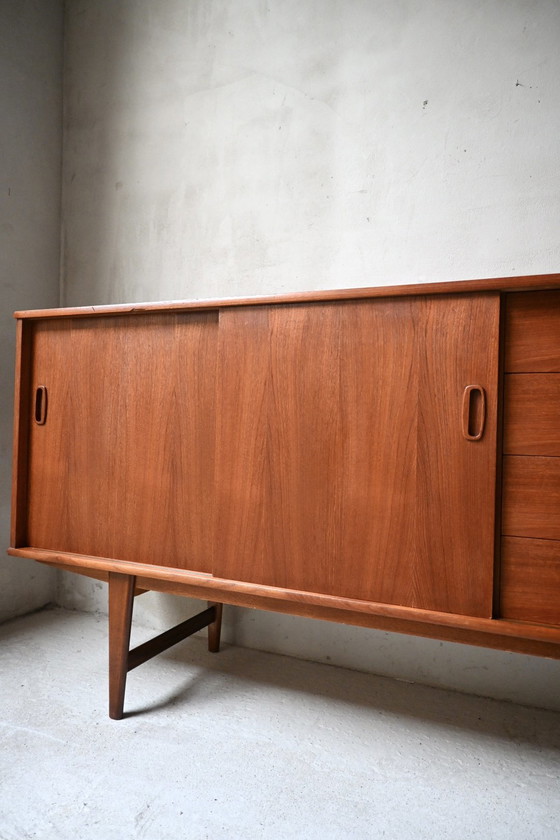 Credenza bassa vintage in teak Omer Lefèvre Utrecht 200 – Credenze, Legno (photo 3 of 15)